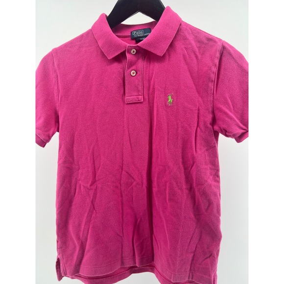 Polo Ralph Lauren Other - Kids Polo Ralph Lauren Pink Short Sleeve Polo Shirt Size M 10 12